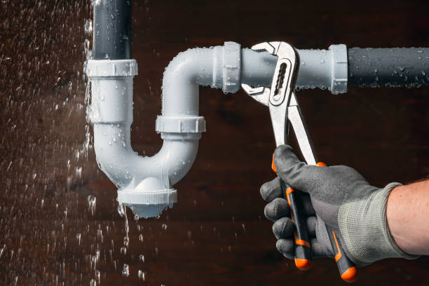 Professional Drain Cleaning technician working in Penhook, VA